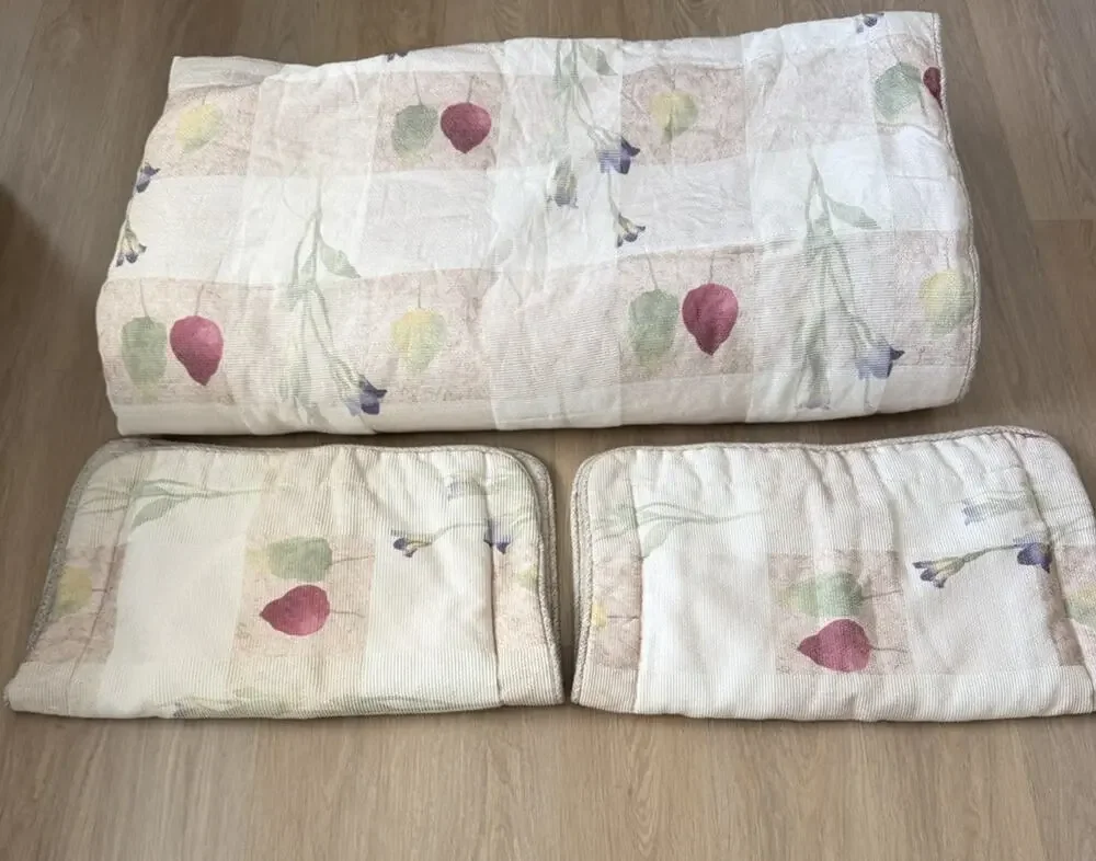 Croscill Home LaJolla Queen Comforter Set 3 Pc Beige Floral Tulip